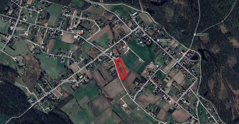 Położenie działki w centrum